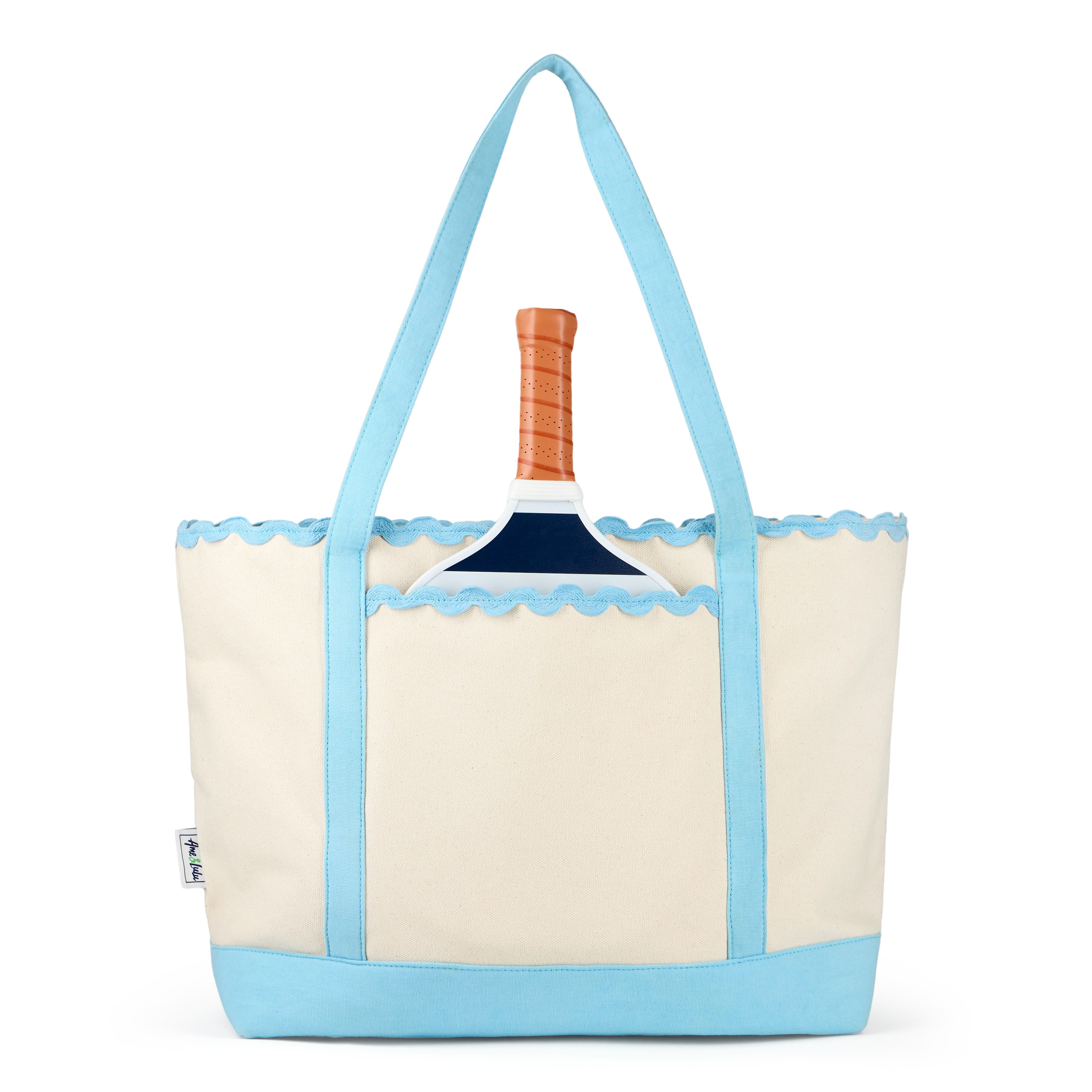 Ame 
Lulu Court To Coast Tote, Main, color, Light Blue