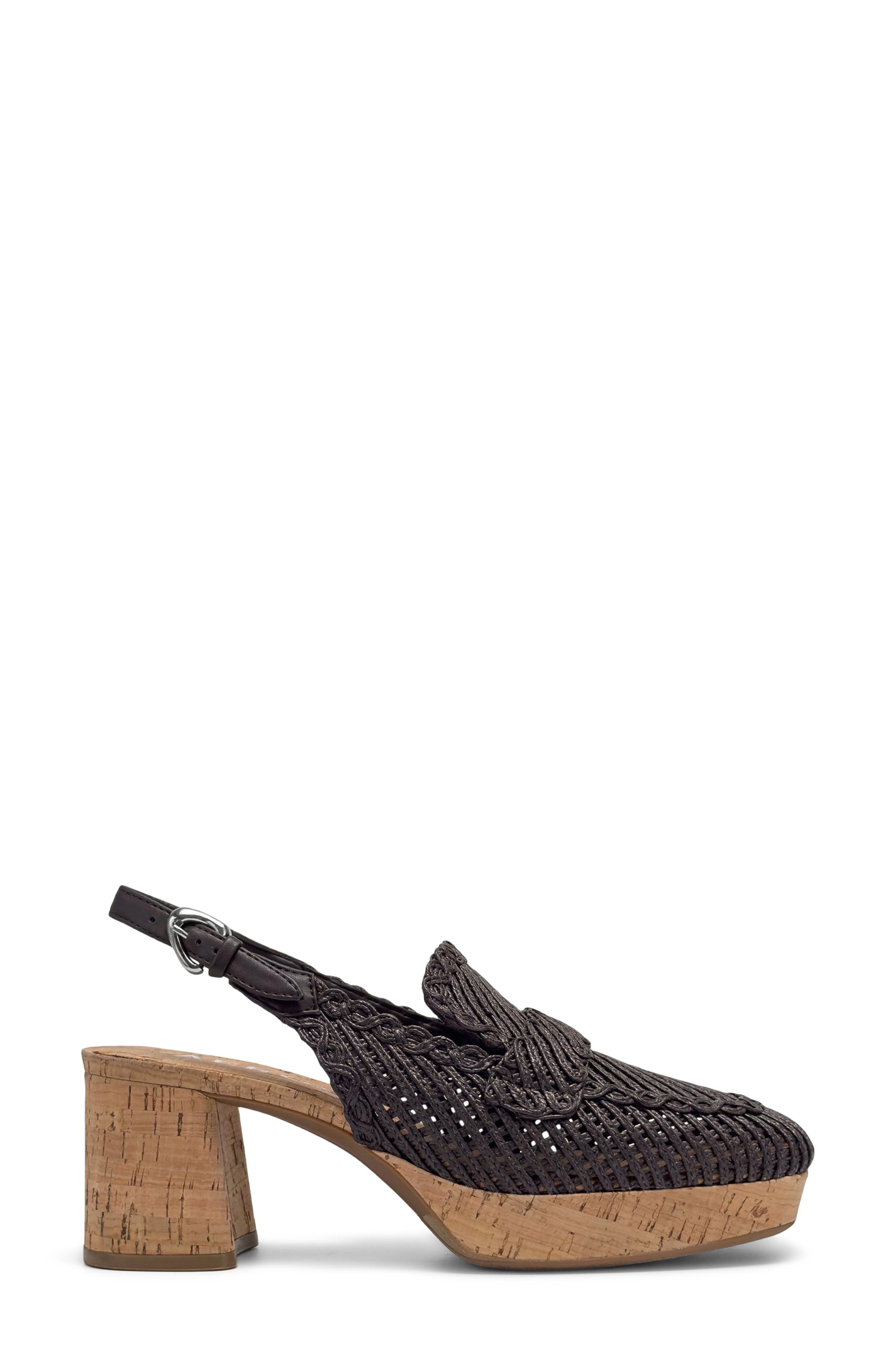 Santina Slingback Pump, Alternate, color, DARK BROWN