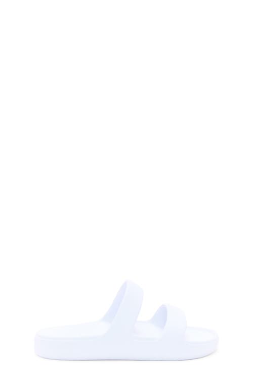 Billabong Kids' Malibu Recovery Slide Sandal In Bright White
