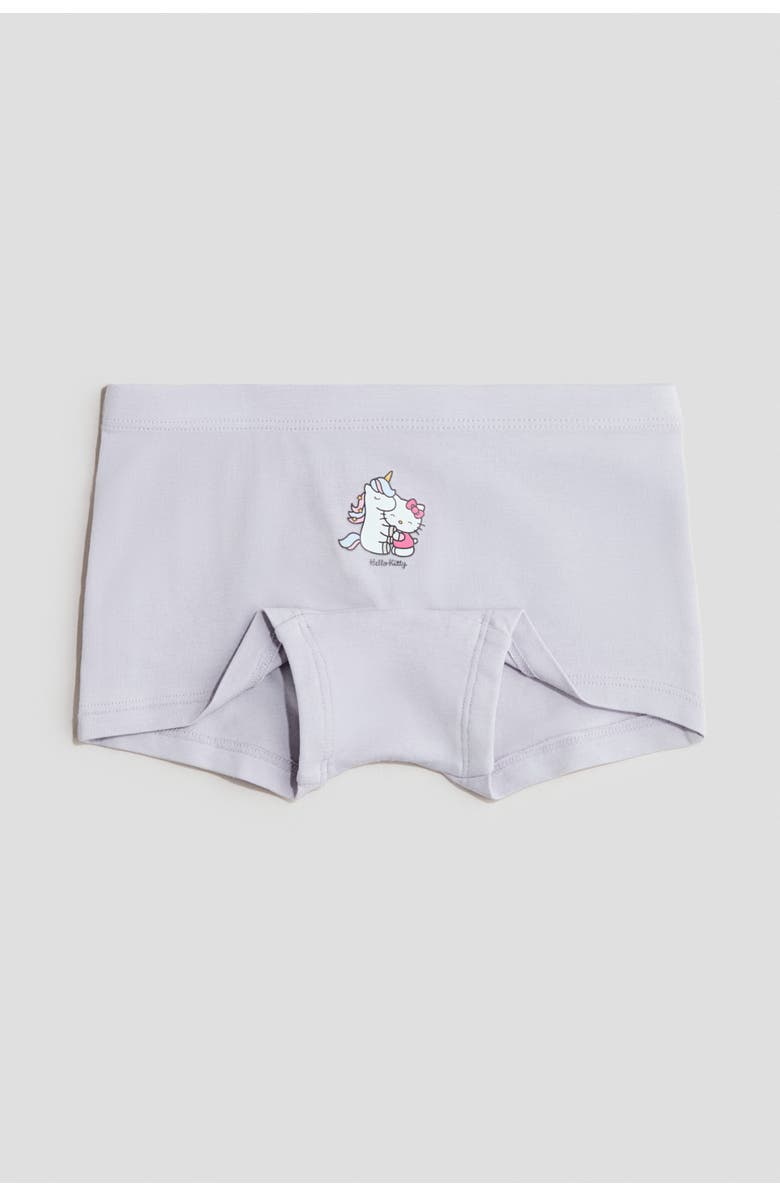 H&M 5-pack Printed Cotton Boxer Briefs, Alternate, color, Cream/Hello Kitty