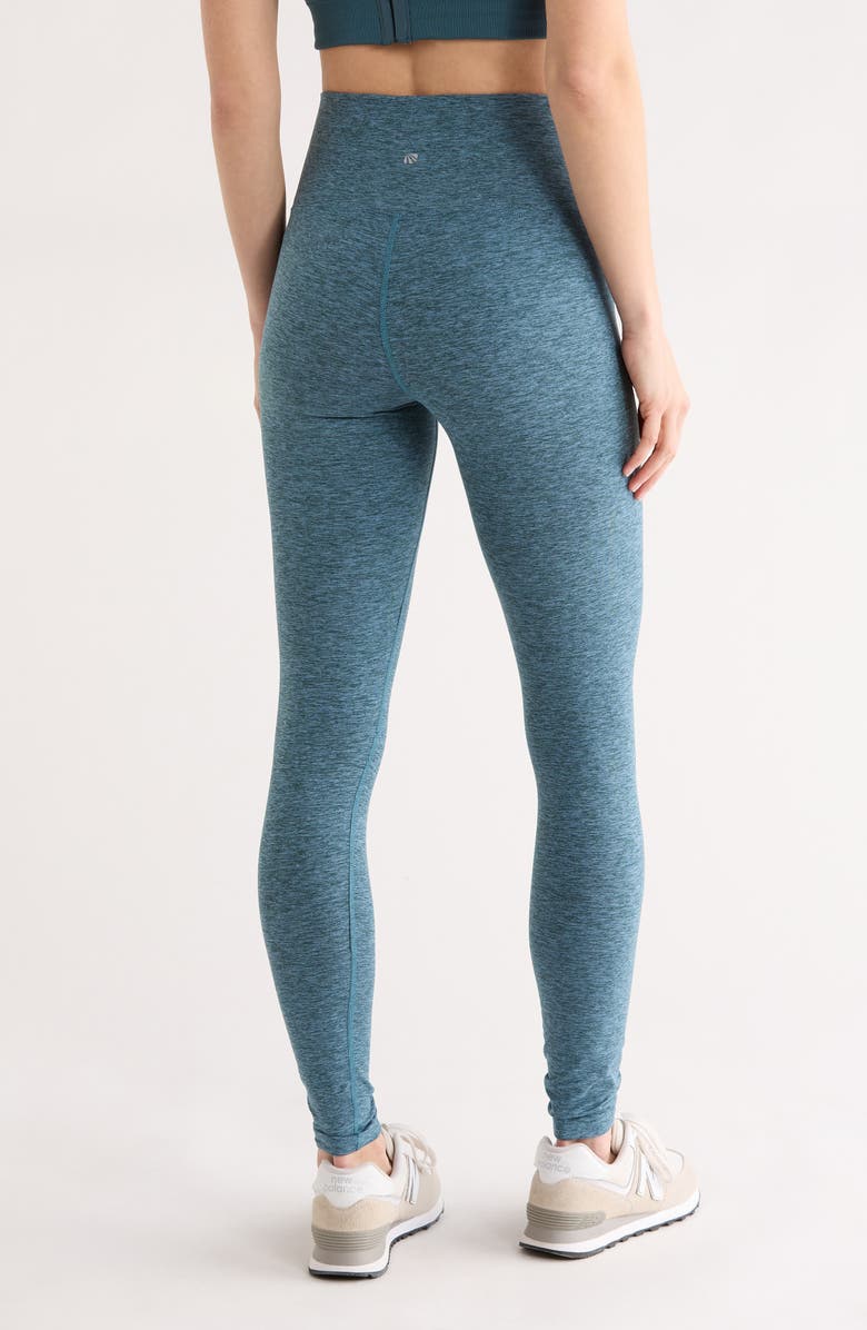 MARIKA Luna Long Leggings, Alternate, color, Heather Tidal
