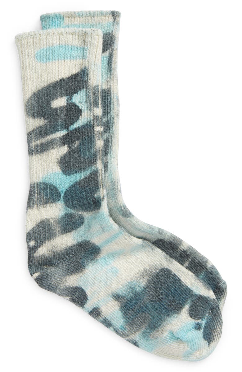 Collina Strada Small Happy Flowers Rib Socks, Main, color, 