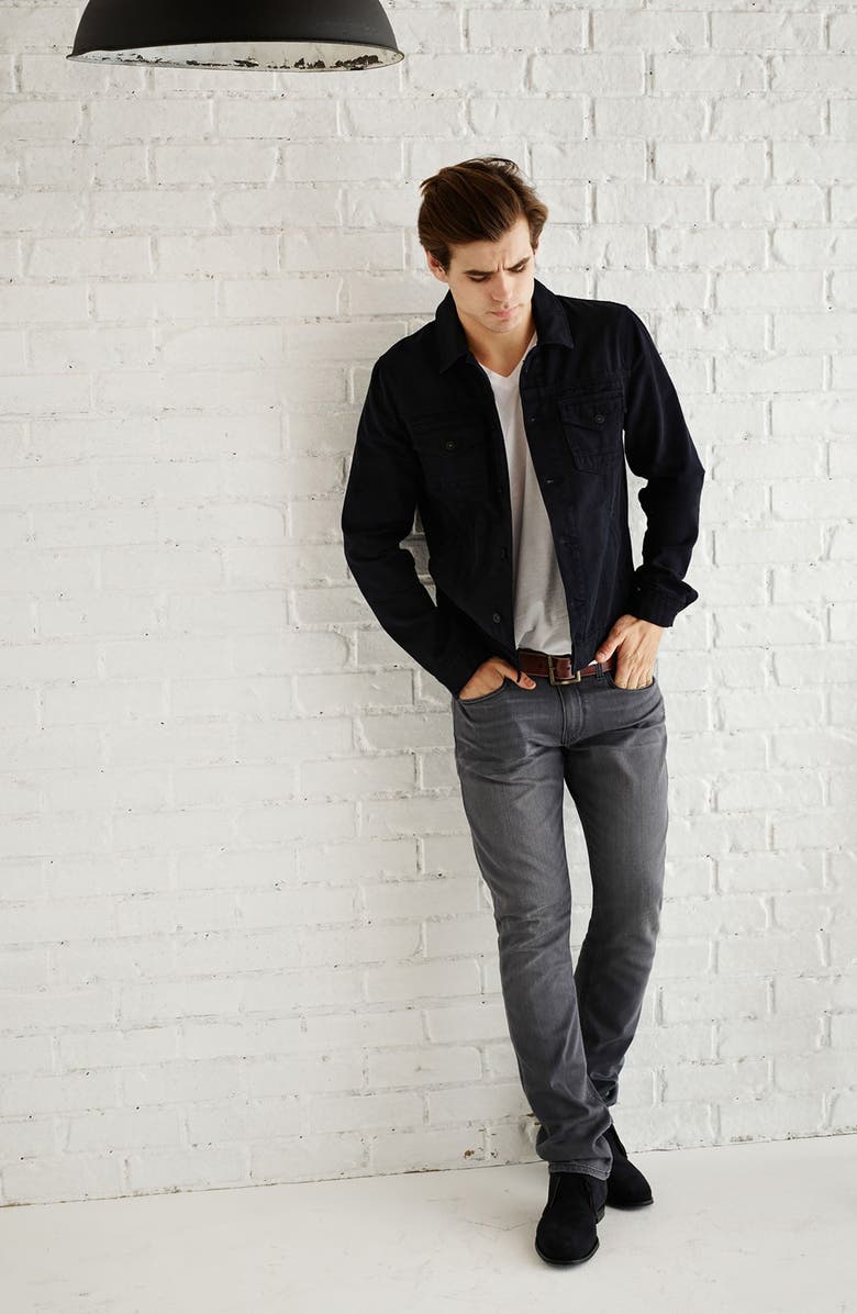 PAIGE Transcend Federal Slim Straight Leg Jeans, Alternate, color, Walter