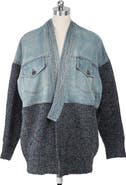 SAACHI Denim Knit Topper Jacket