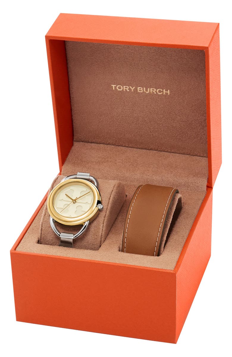 Tory Burch The Miller Watch Gift Set, 32mm, Alternate, color, 