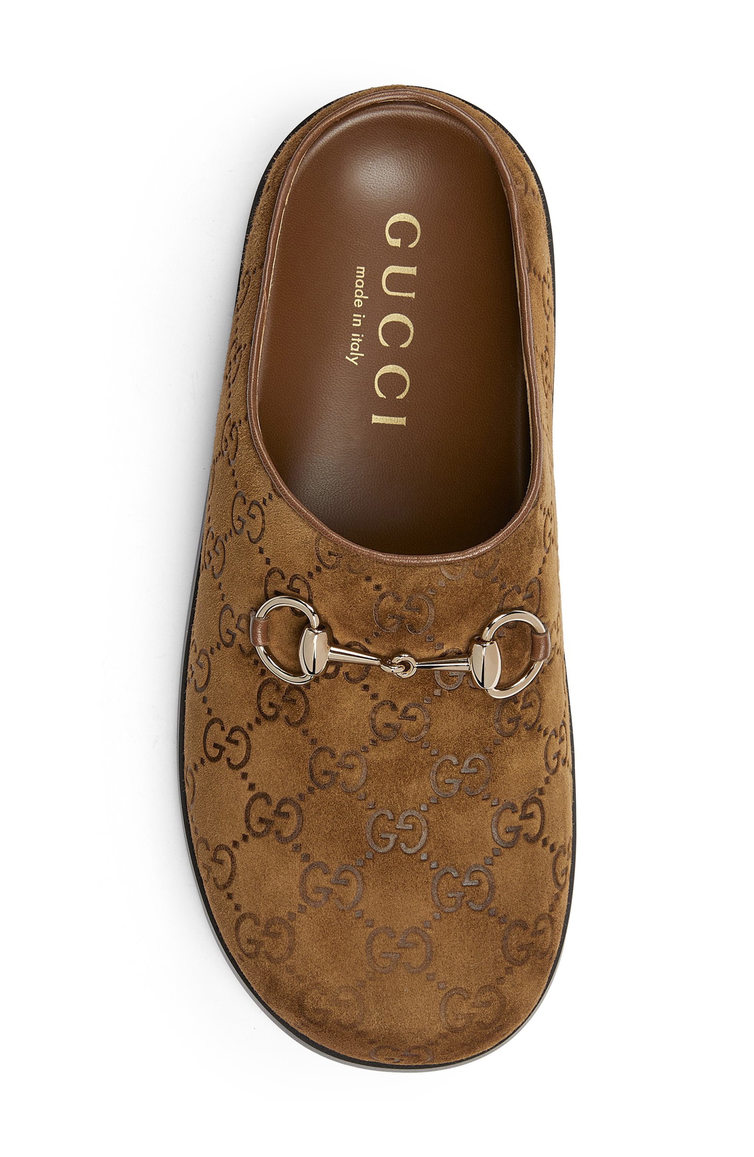 Gucci New Sol Mule, Alternate, color, Brown