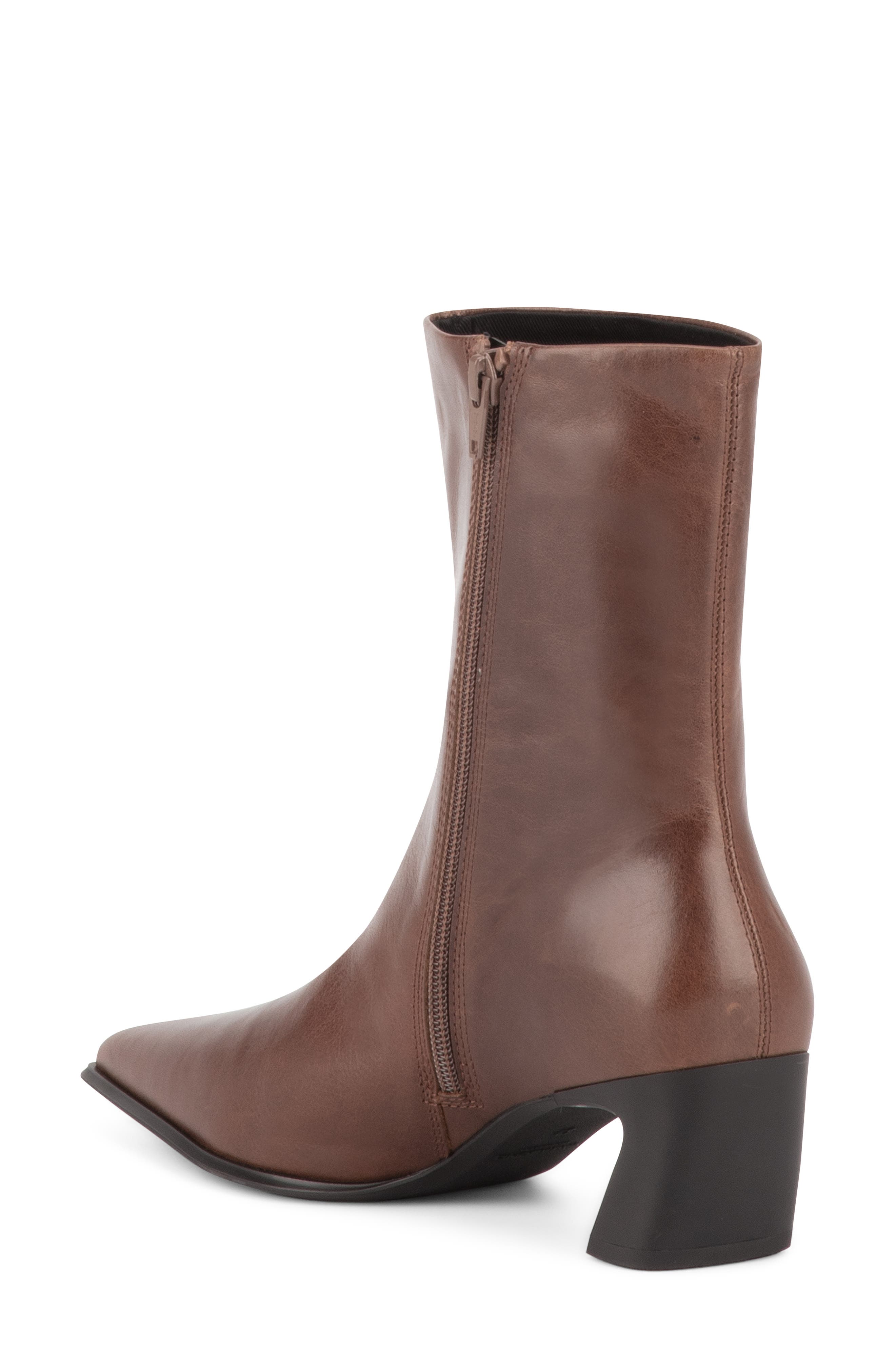 Ilona Leather Bootie, Alternate, color, CHESTNUT