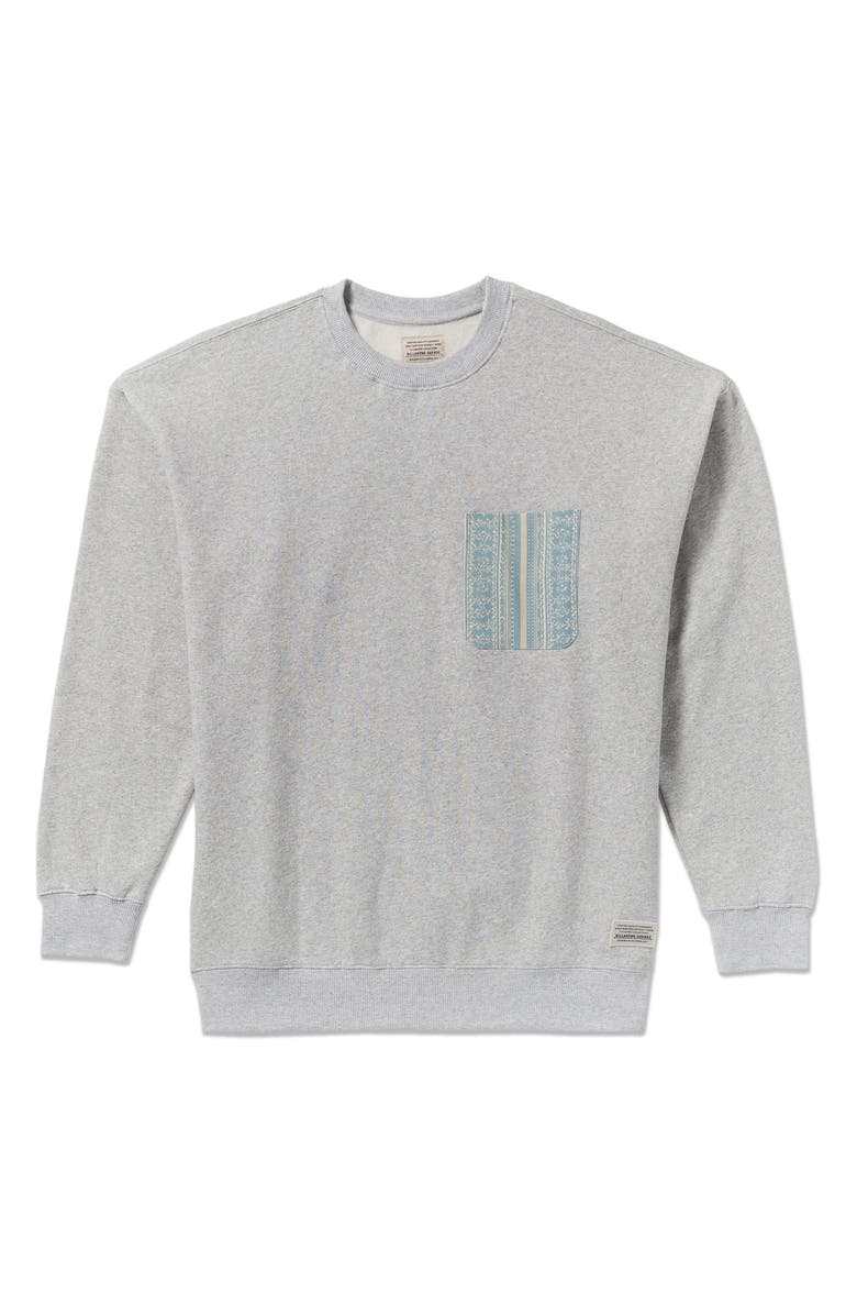 Billabong Austin Garage Pocket Sweatshirt, Alternate, color, Light Grey Heather