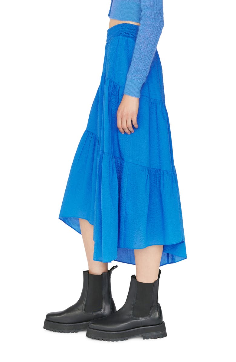 FRAME GATHERED SEAM SKIRT, Alternate, color,