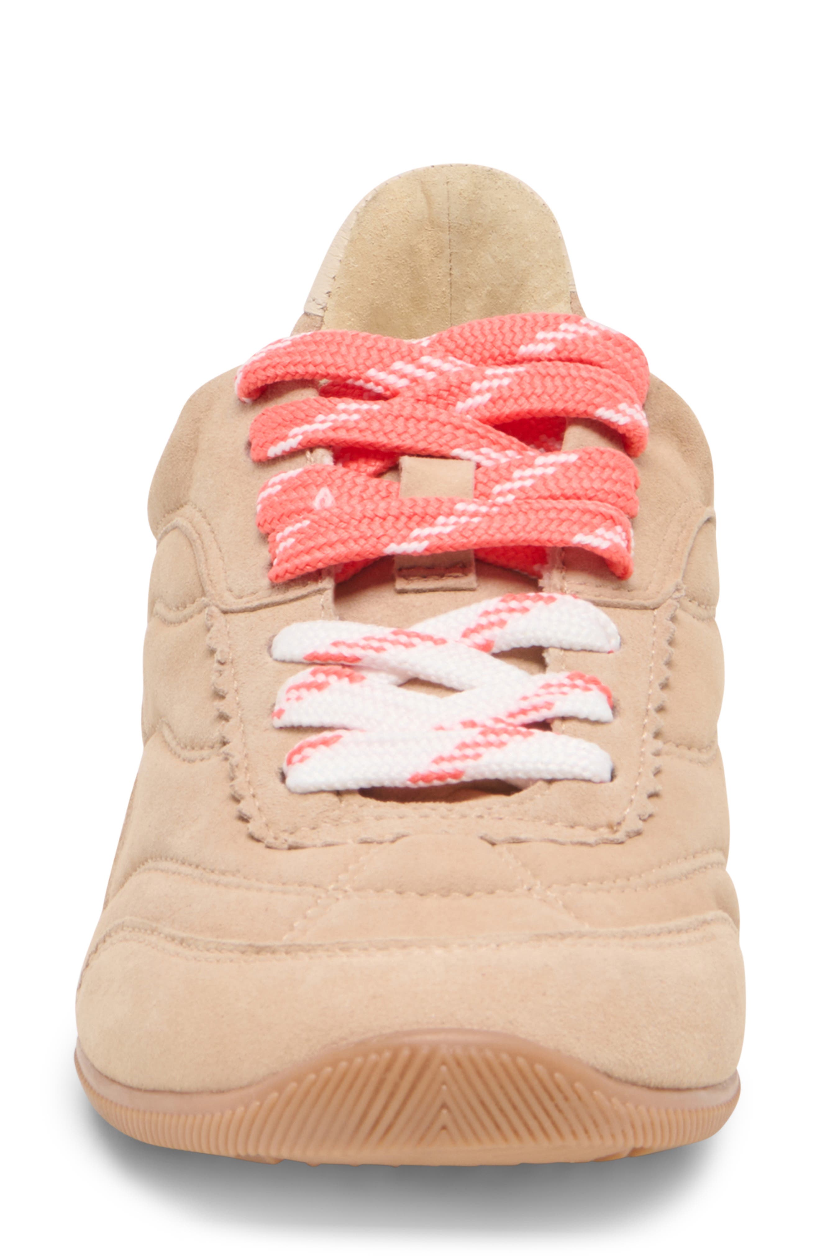 Dolce Vita Laini Sneaker, Alternate, color, Camel Suede