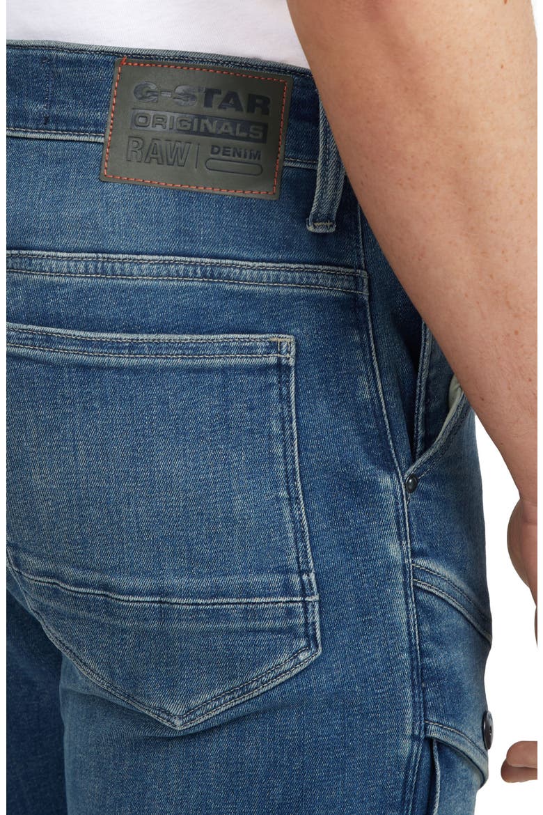 Airblaze 3D Skinny Jeans, Alternate, color, ANTQ FADED NIAGARA DESTROYED