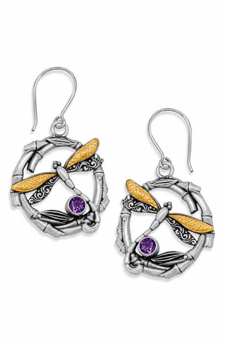Dragonfly Drop Earrings