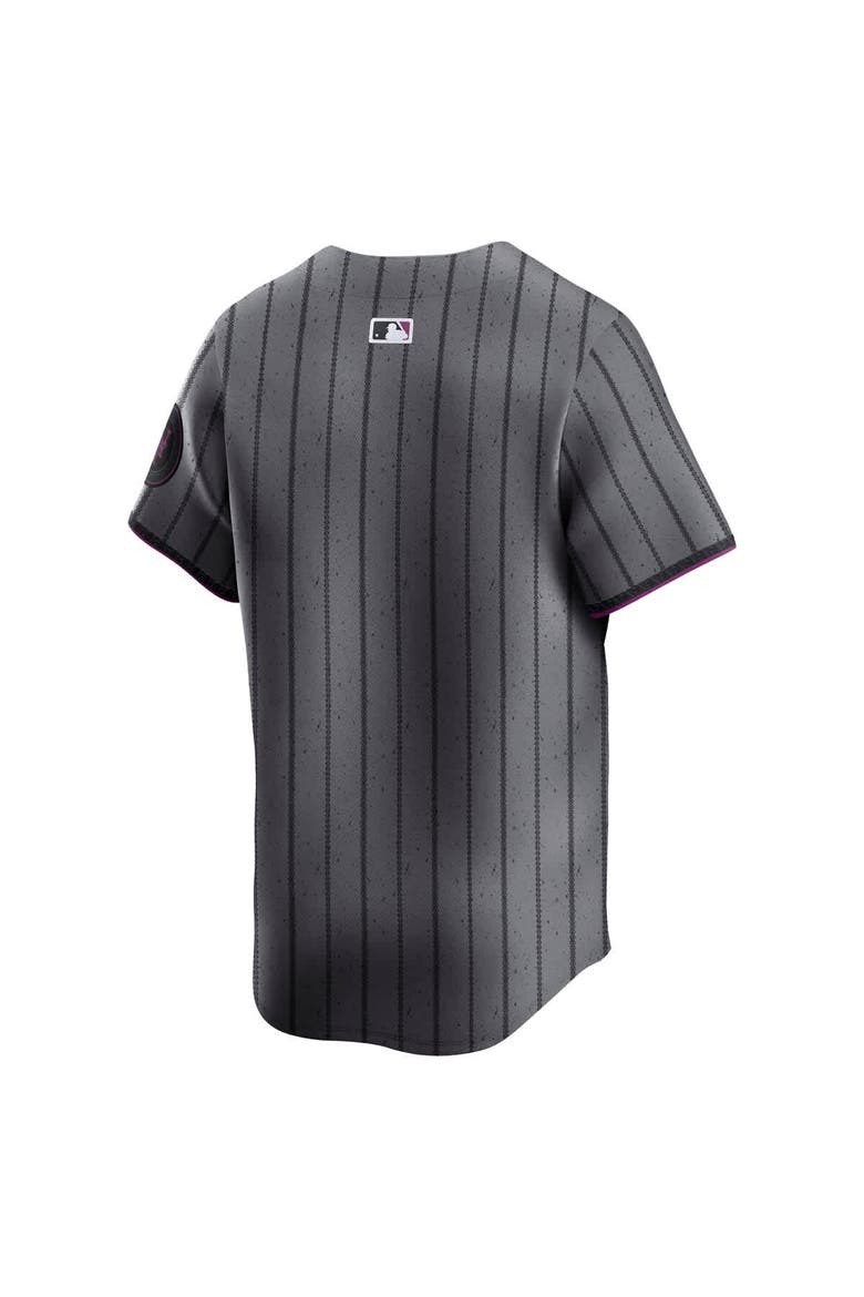 Men's Nike Gray New York Mets City Connect Limited Jersey, Alternate, color, Gray