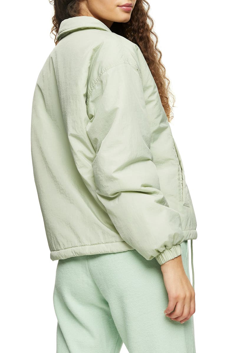 Topshop Jonny Shell Drawstring Jacket, Alternate, color, 