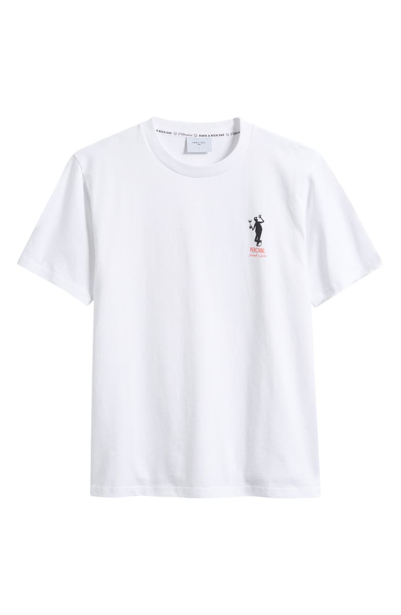 Percival Carlo Mixologist T-Shirt, Main, color, White