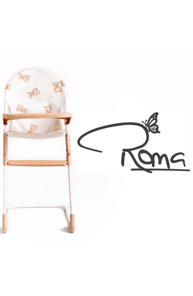 Roma Prams Teddy Doll Highchair Feeding Tray, Kids 3+, Alternate, color, Beige