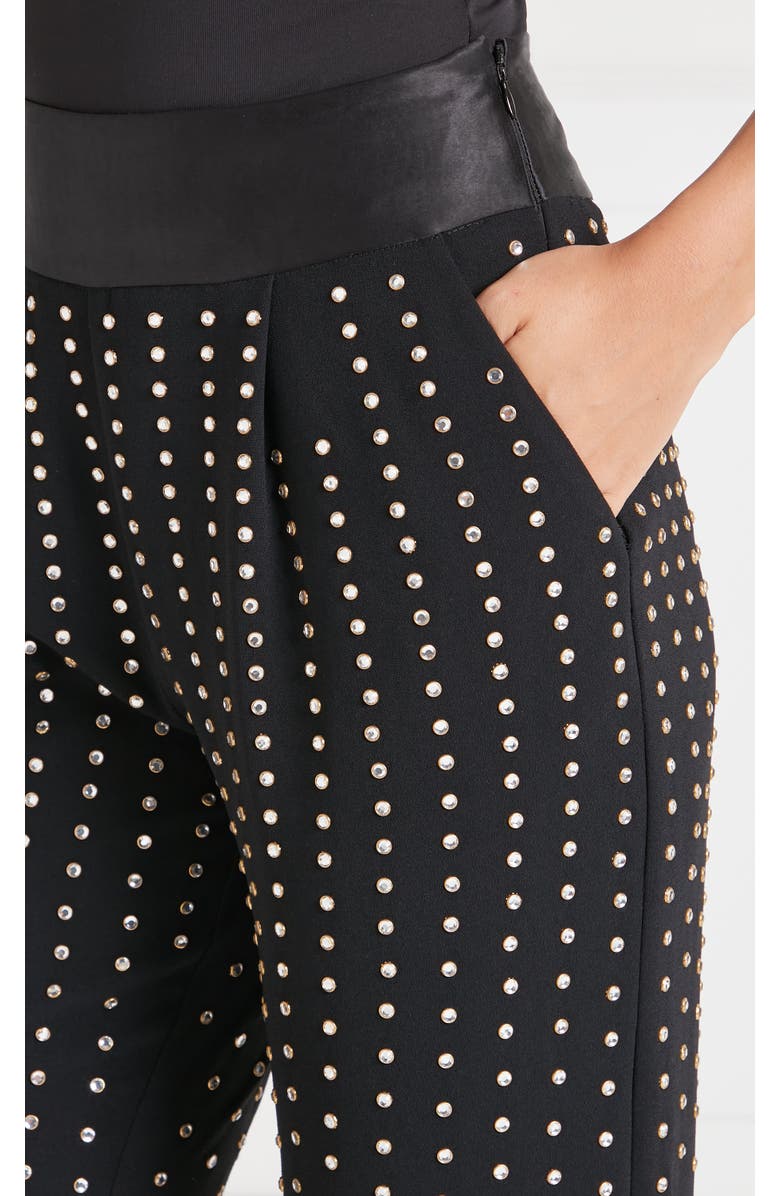 Temperley London Alexandrea Trousers, Alternate, color, Black