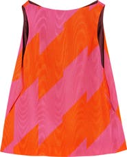 Dries Van Noten Dabel Broken Stripe Moiré Top