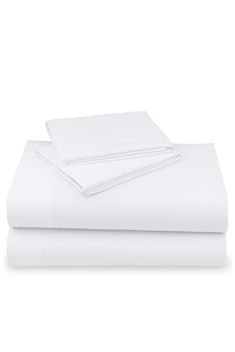 Hotel Luxe 800 Thread Count 100% Cotton Sateen Sheet Set, Main, color, Bright White