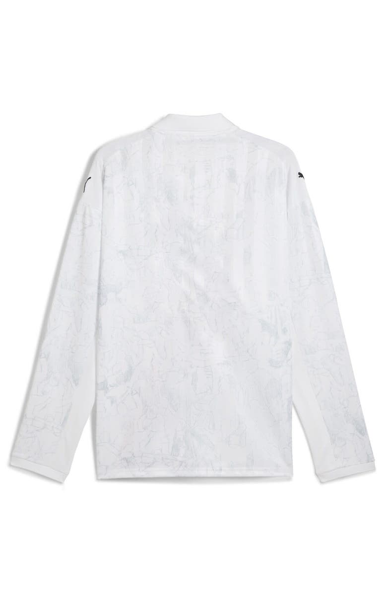 PUMA Men's Puma x KidSuper White Manchester City 2025 FIFA Club World Cup Retro Long Sleeve T-Shirt, Alternate, color, White