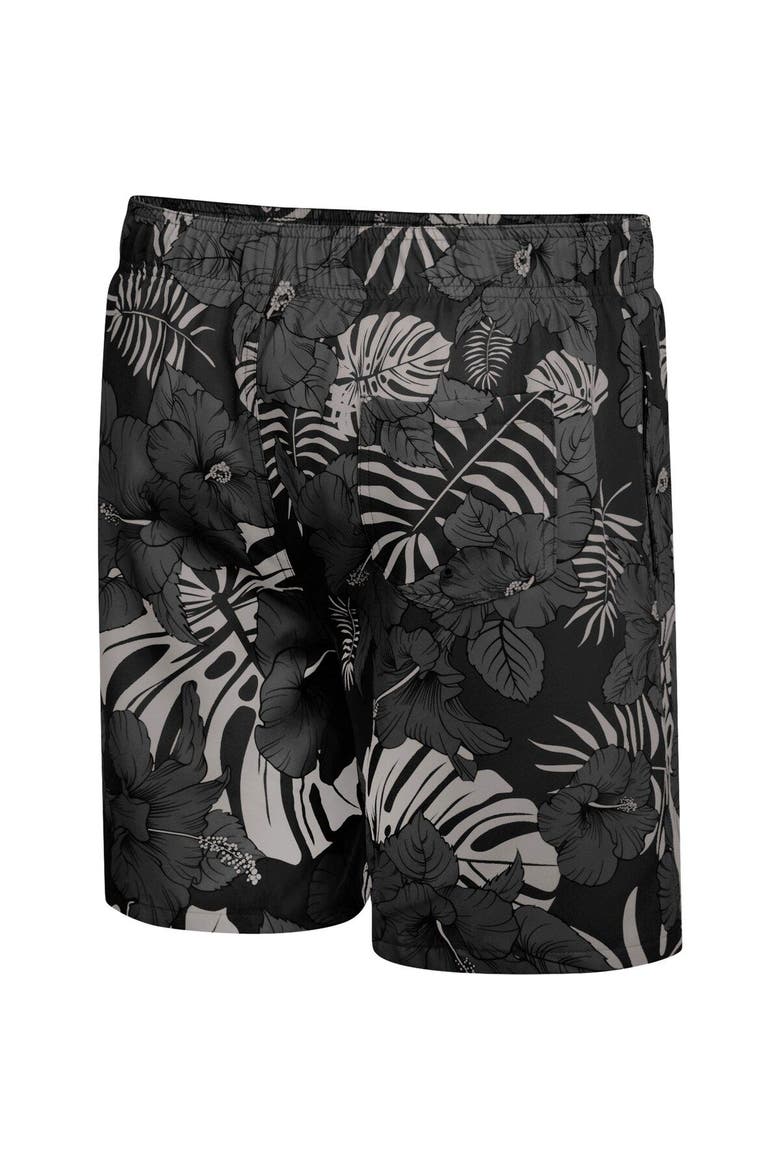Men's Colosseum Black Arizona State Sun Devils The Dude Swim Shorts, Alternate, color, Black