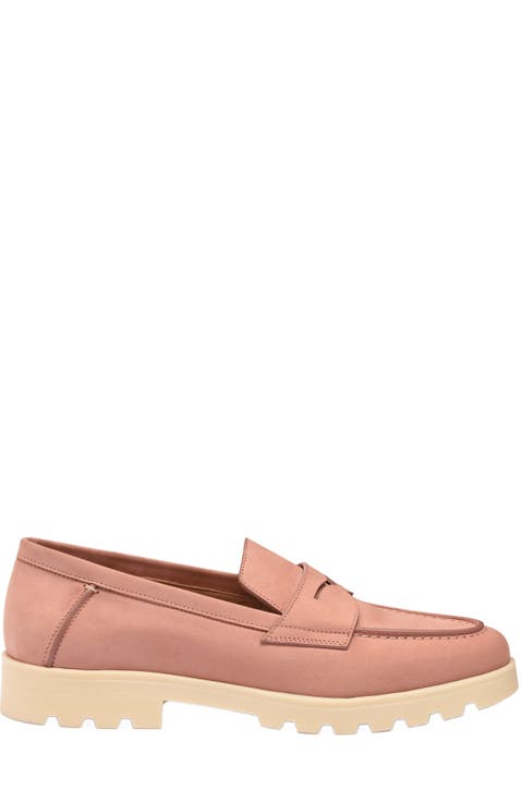 ローファー・オックスフォード SANTONI Woman Loafers Nude WUYA58458TISNPYL P10 Women's Santoni Loafers & Oxfords | Nordstrom