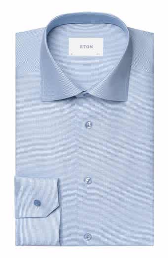 Contemporary Fit Semisolid Cotton Dress Shirt