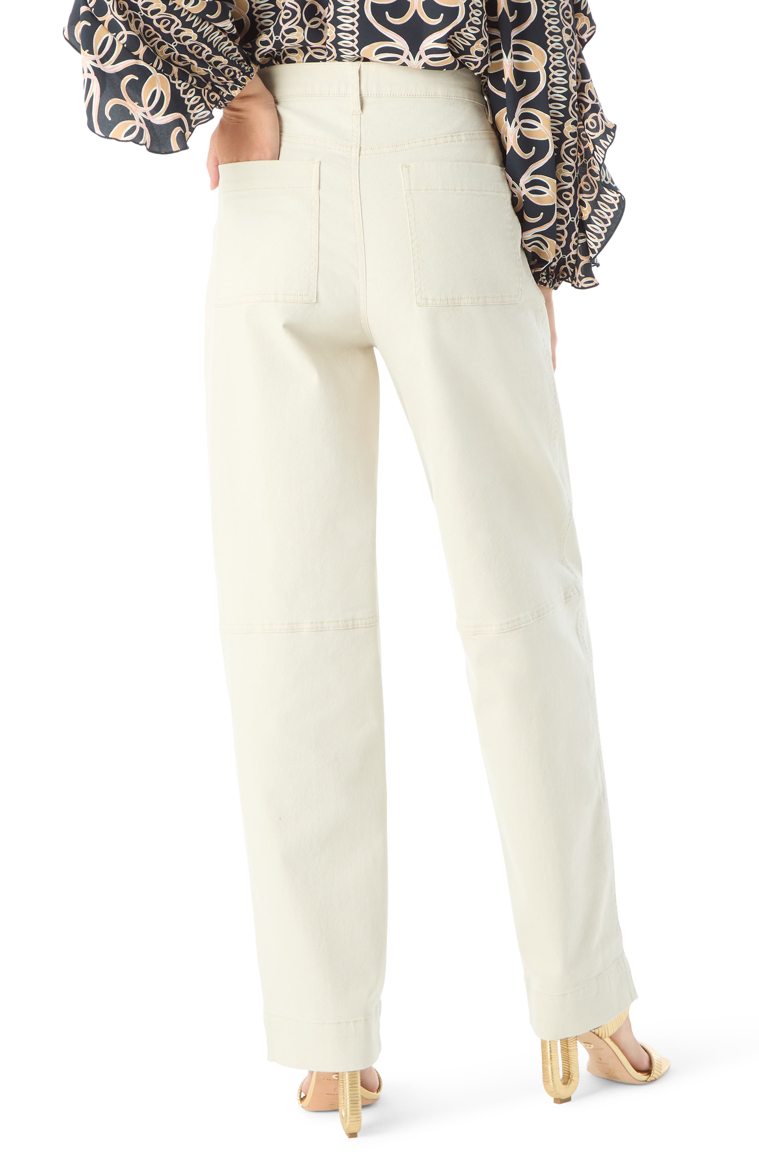 Angelica Tapered Utility Jeans - image 2