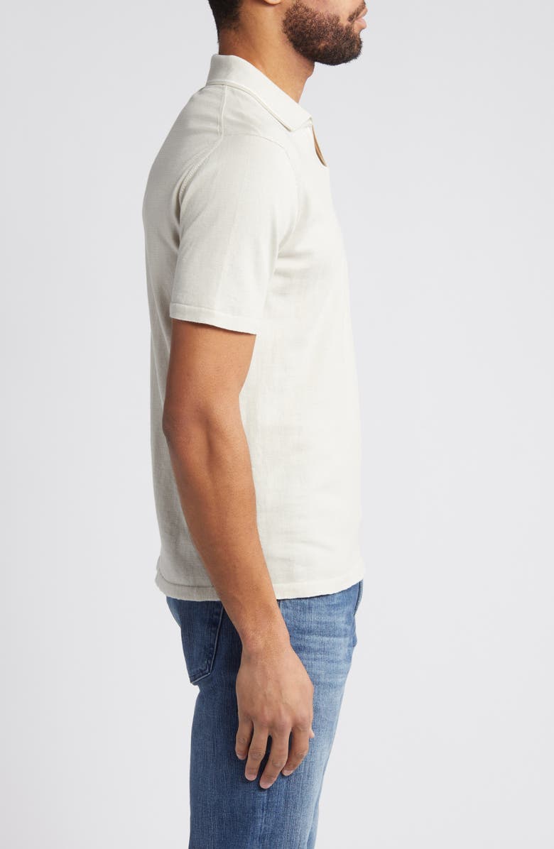 Robert Barakett Fermi Short Sleeve Polo, Alternate, color, Light Olive