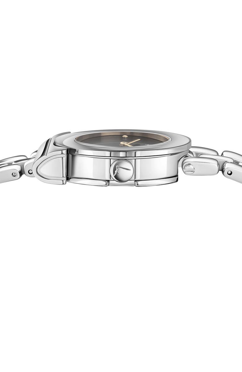 FERRAGAMO Gancino Bracelet Watch, 27mm, Alternate, color, Stainless Steel