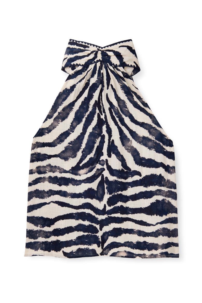 Monroe Printed Halter Tank, Alternate, color, Painted Zebra