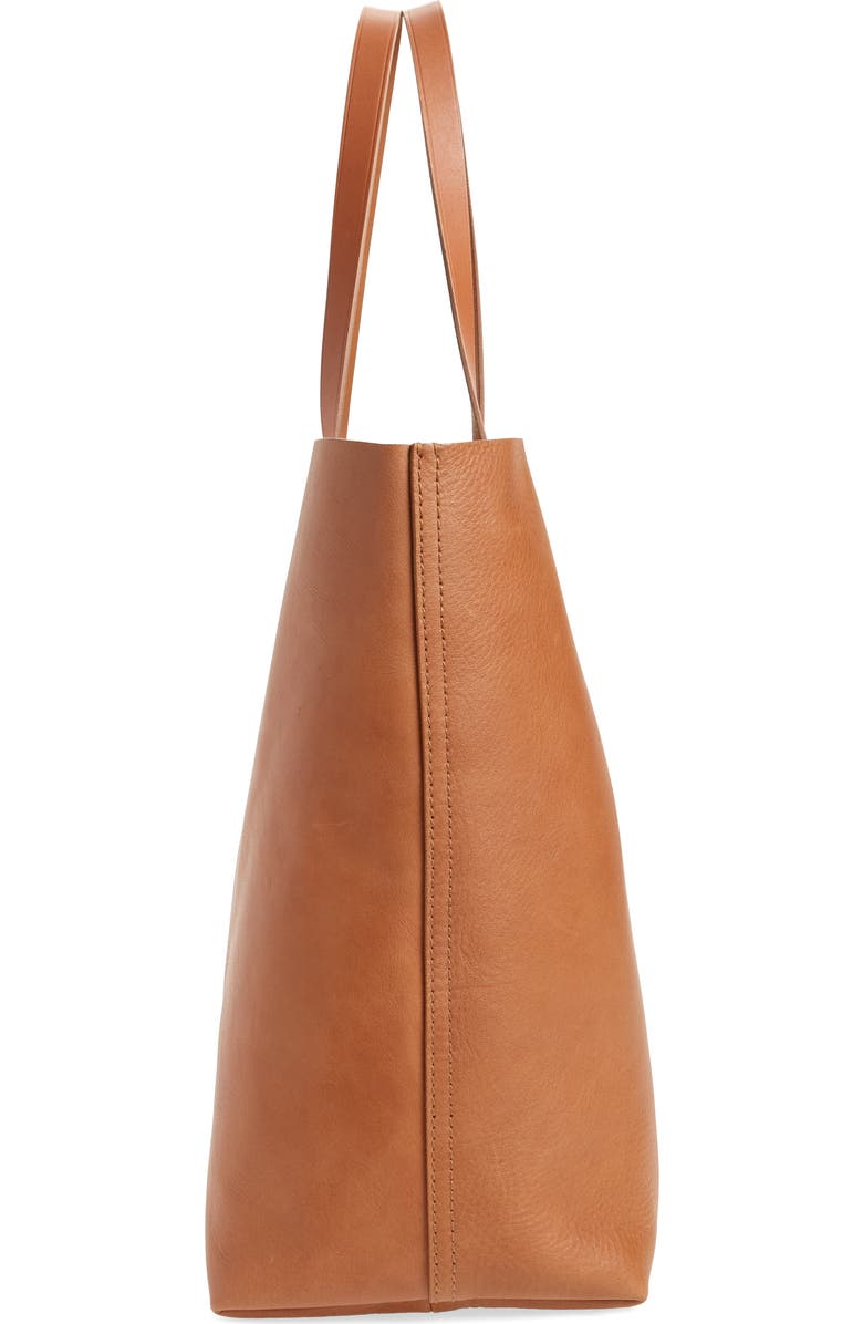 Madewell The Transport Stripe Embroidered Tote, Alternate, color,