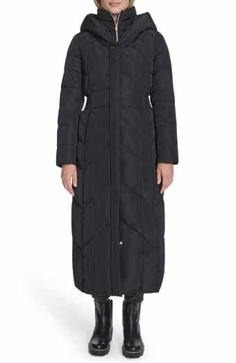 Cole Haan Down Insulated Water Resistant Taffeta Coat