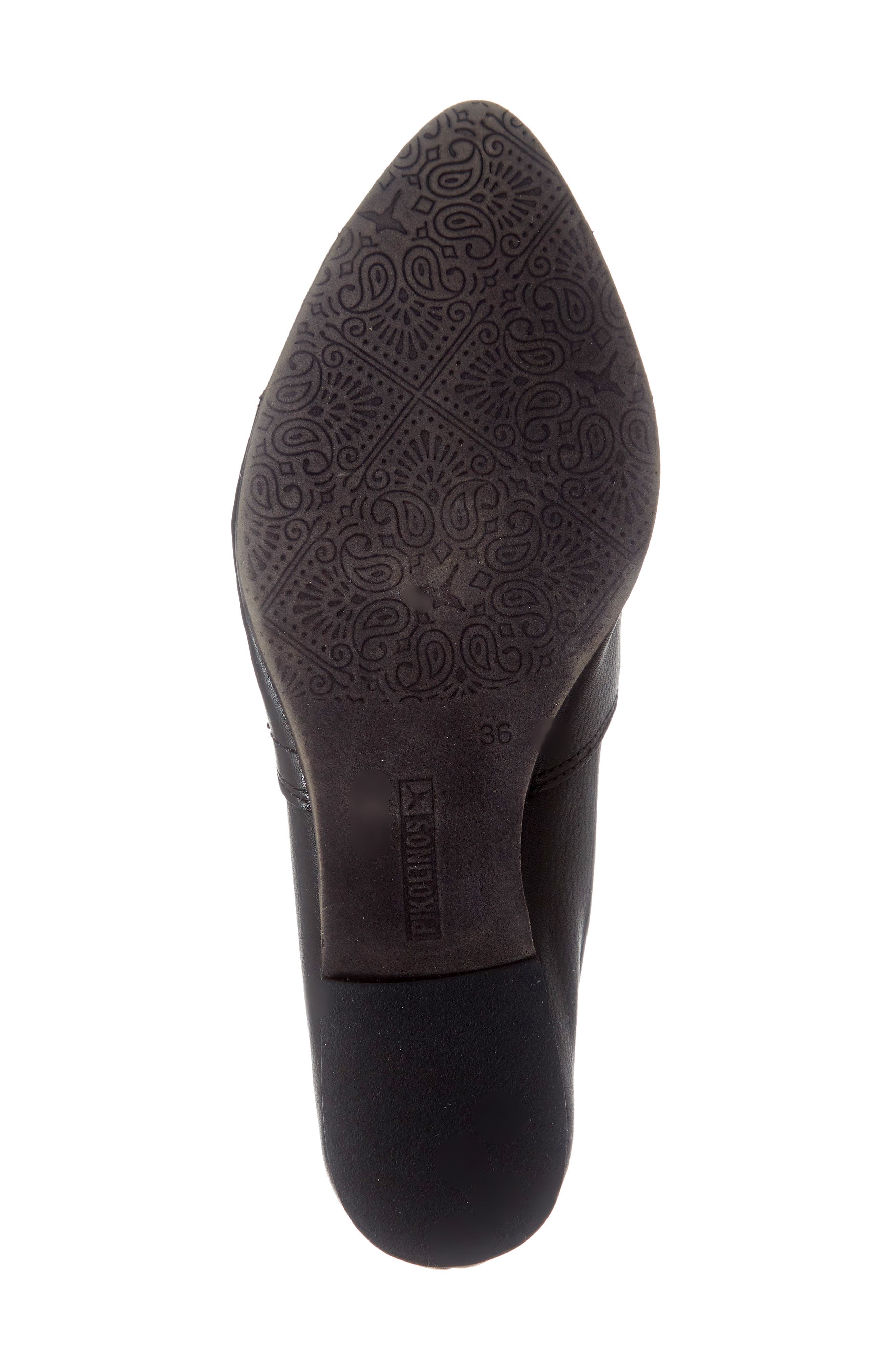 Caleta Flat, Alternate, color, BLACK LEATHER