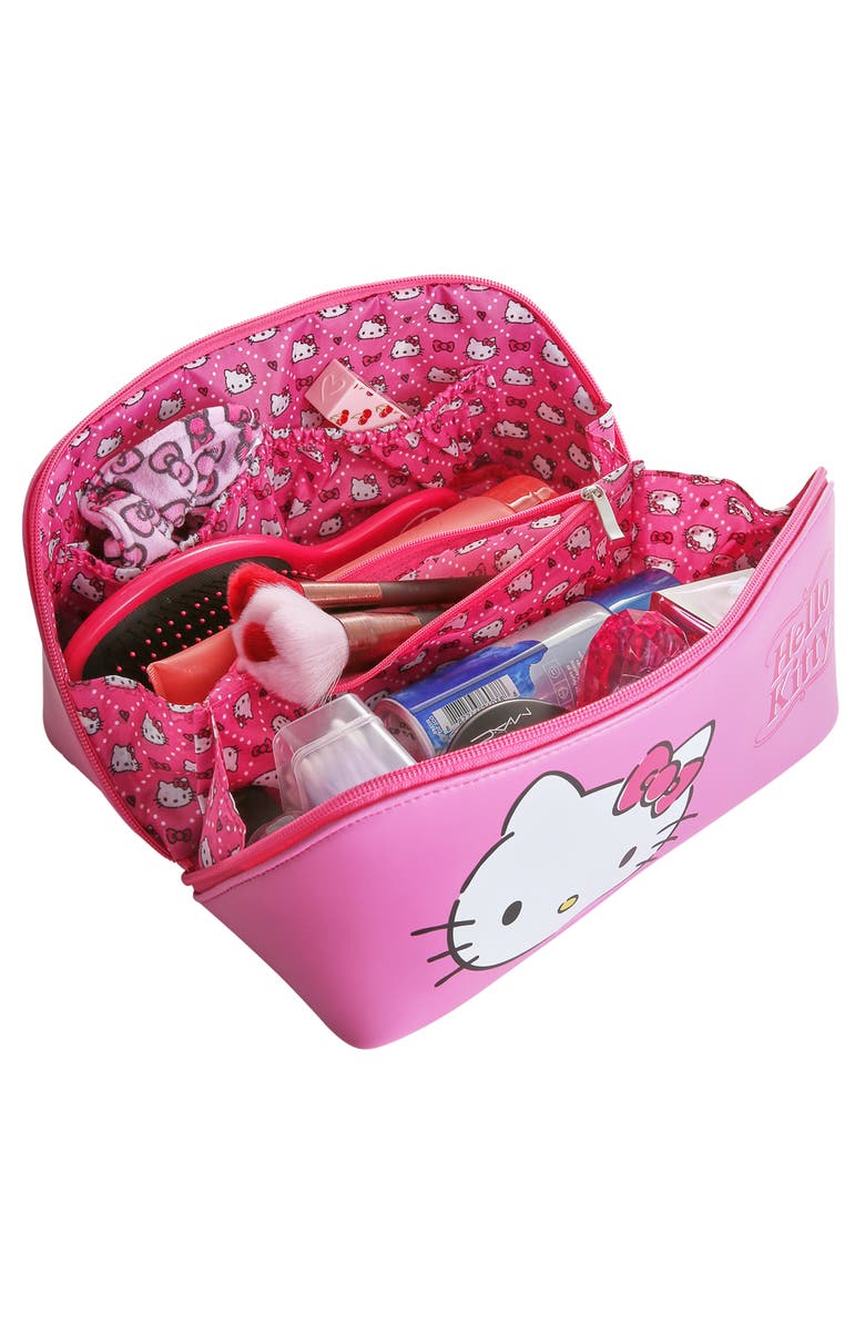 Hello Kitty Pink Makeup Bag, Alternate, color, Pink