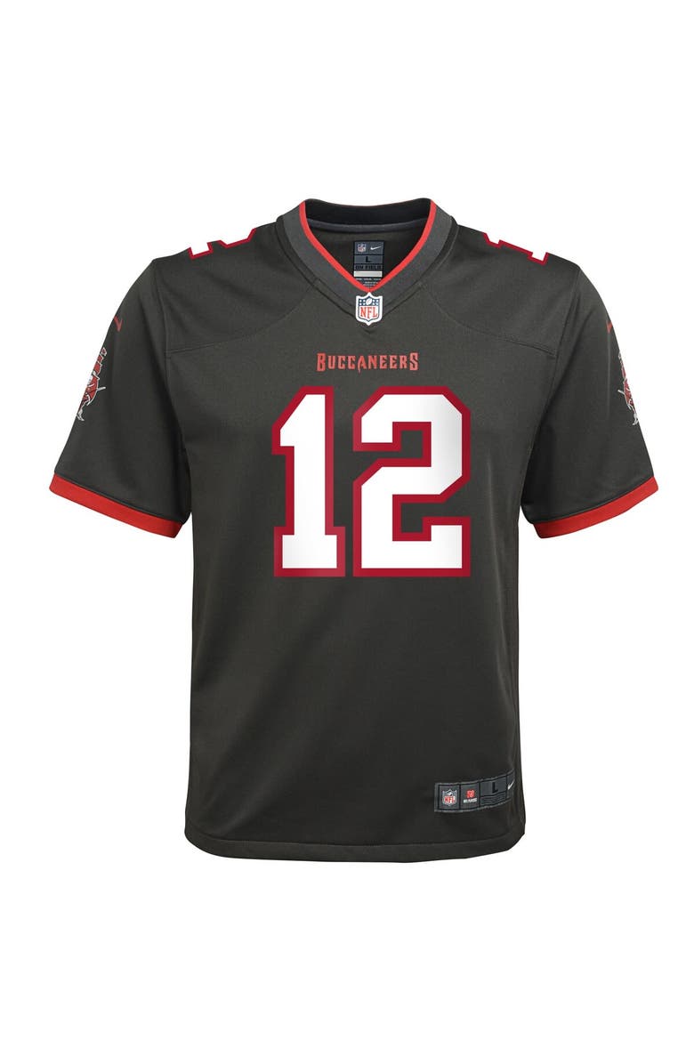 Nike Youth Nike Tom Brady Pewter Tampa Bay Buccaneers Alternate Game Jersey, Alternate, color, 