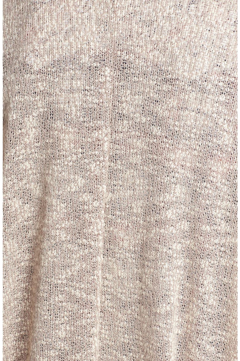 Oversized Sheer Knit Cardigan, Alternate, color, IVORY/ TAN