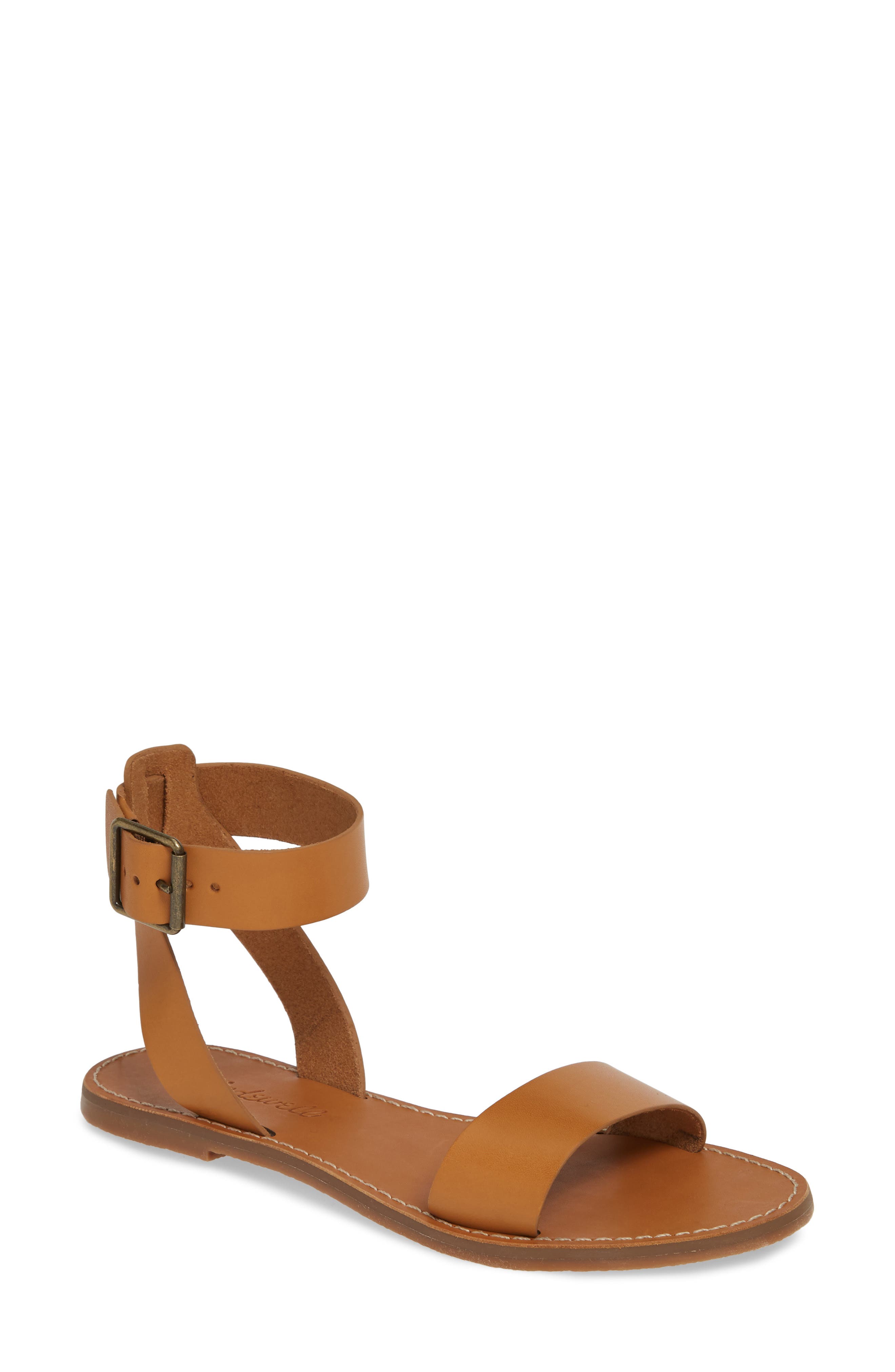 The Boardwalk Ankle Strap Sandal, Main, color, DESERT CAMEL