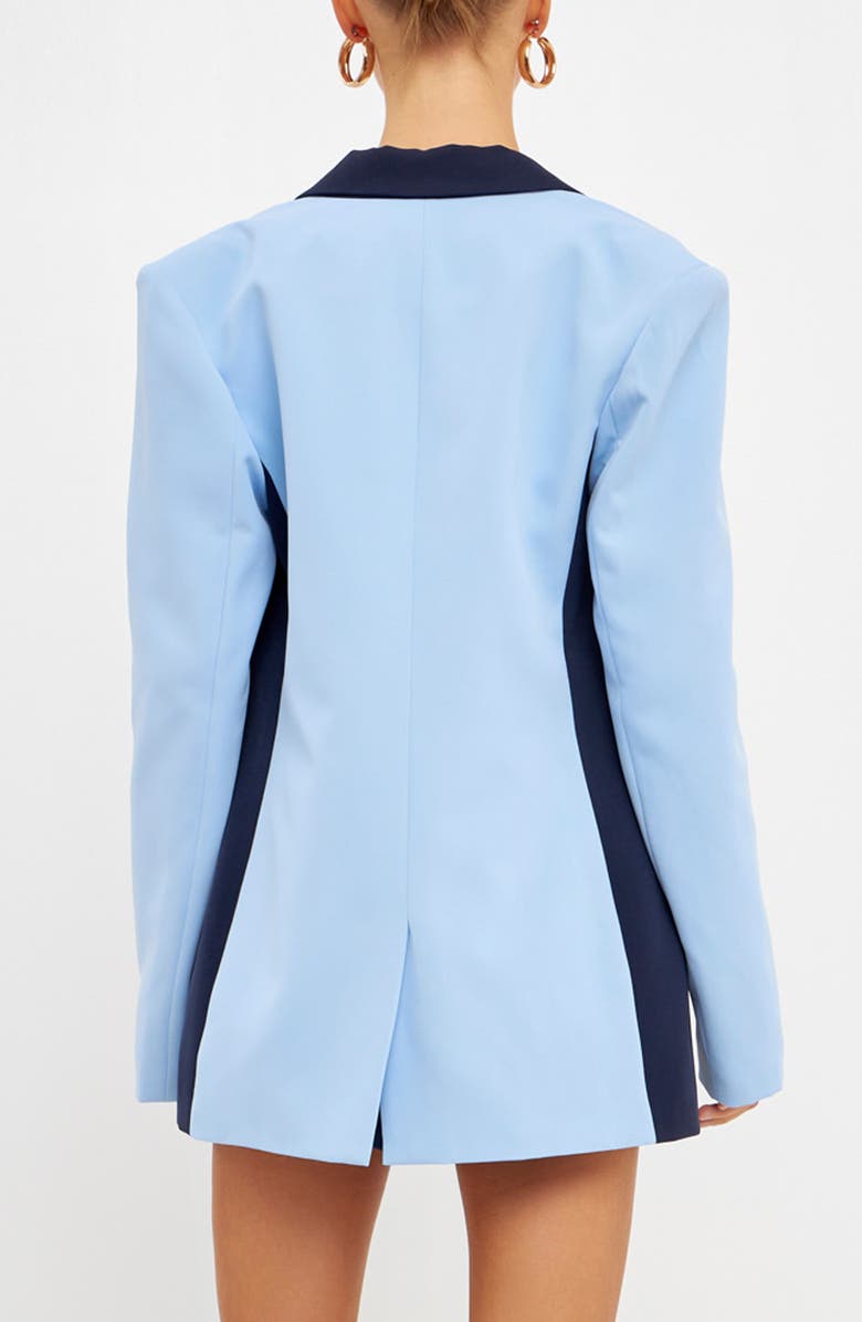 Endless Rose Oversize Colorblock Blazer, Alternate, color, 