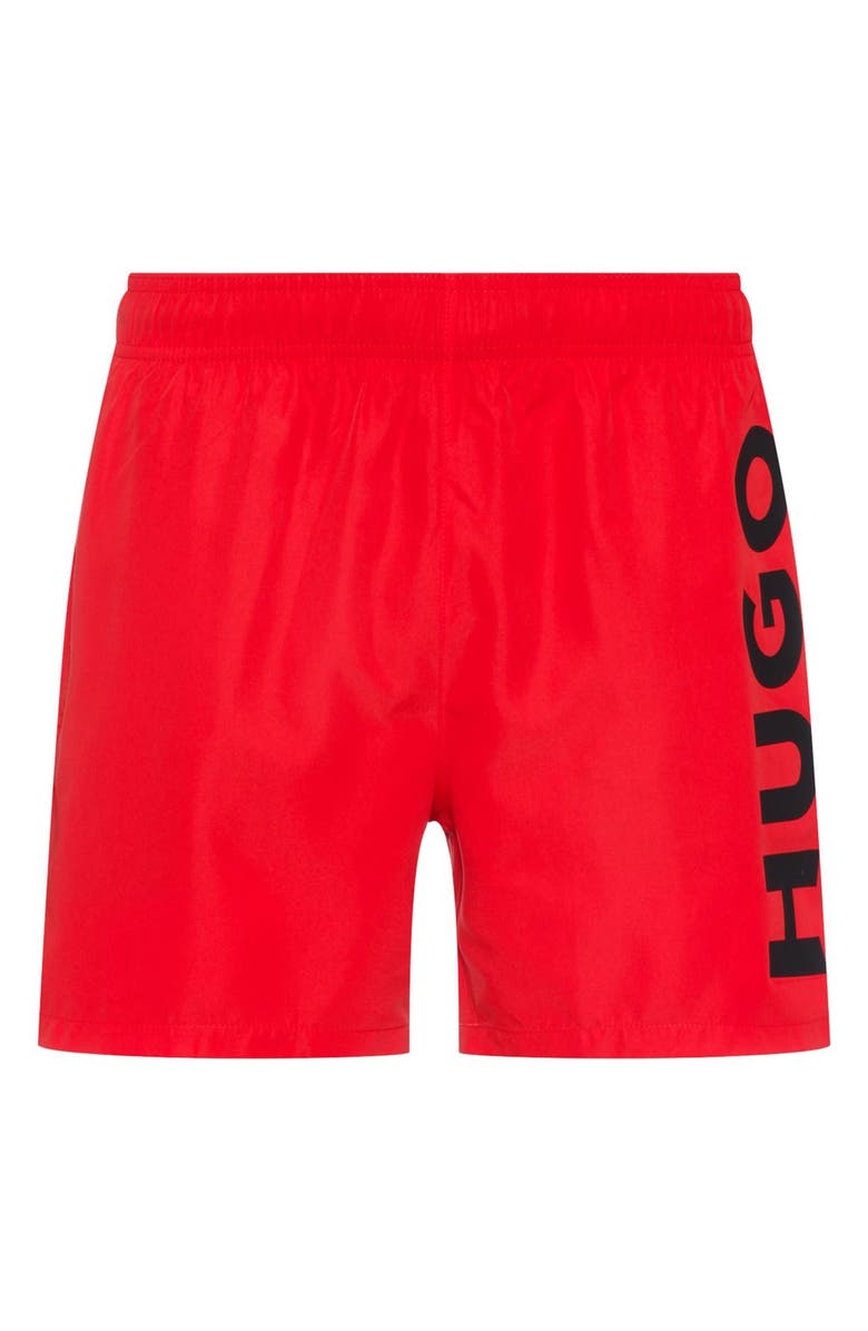 BOSS Abas Swim Trunks, Alternate, color, Open Pnk