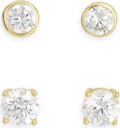 NORDSTROM RACK Set of 2 Cubic Zirconia Stud Earrings