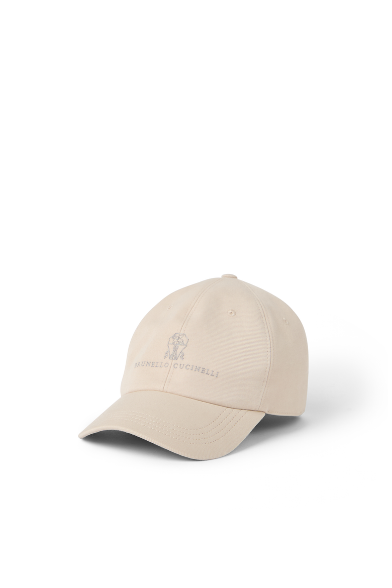 Baseball cap with logo, Main, color, Beige