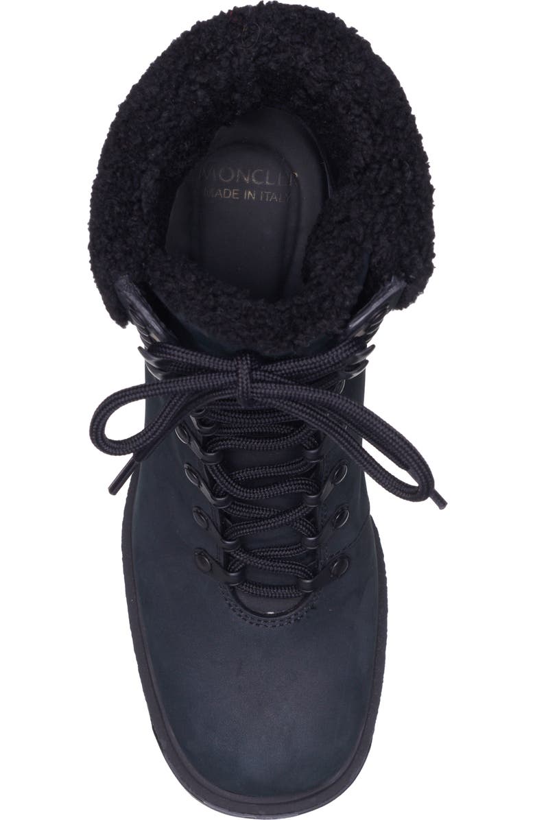 Moncler Claudia Faux Fur Trim Bootie, Alternate, color,