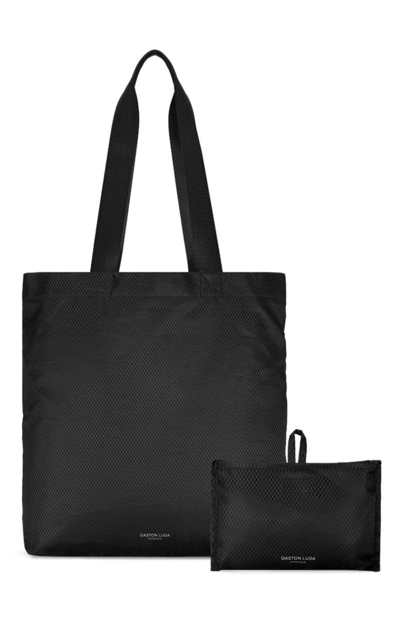 Lightweight Packable Tote, Main, color, Black