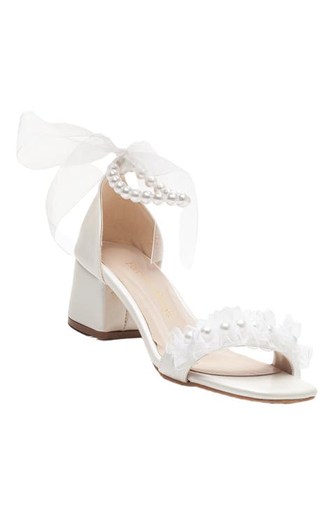 Sanna Lace Bridal Sandals (Women)
