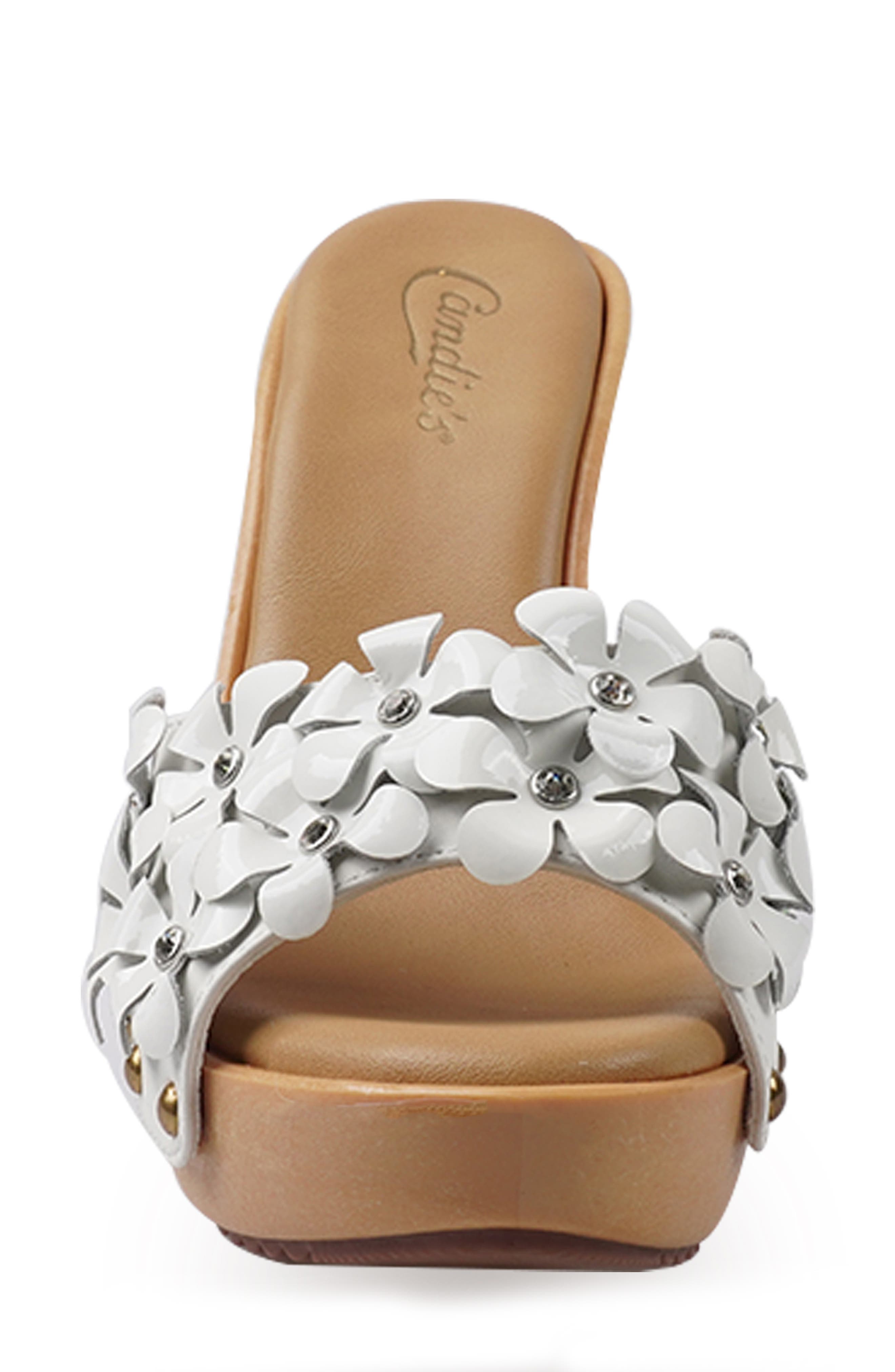 Vanessa Platform Sandal, Alternate, color, WHITE