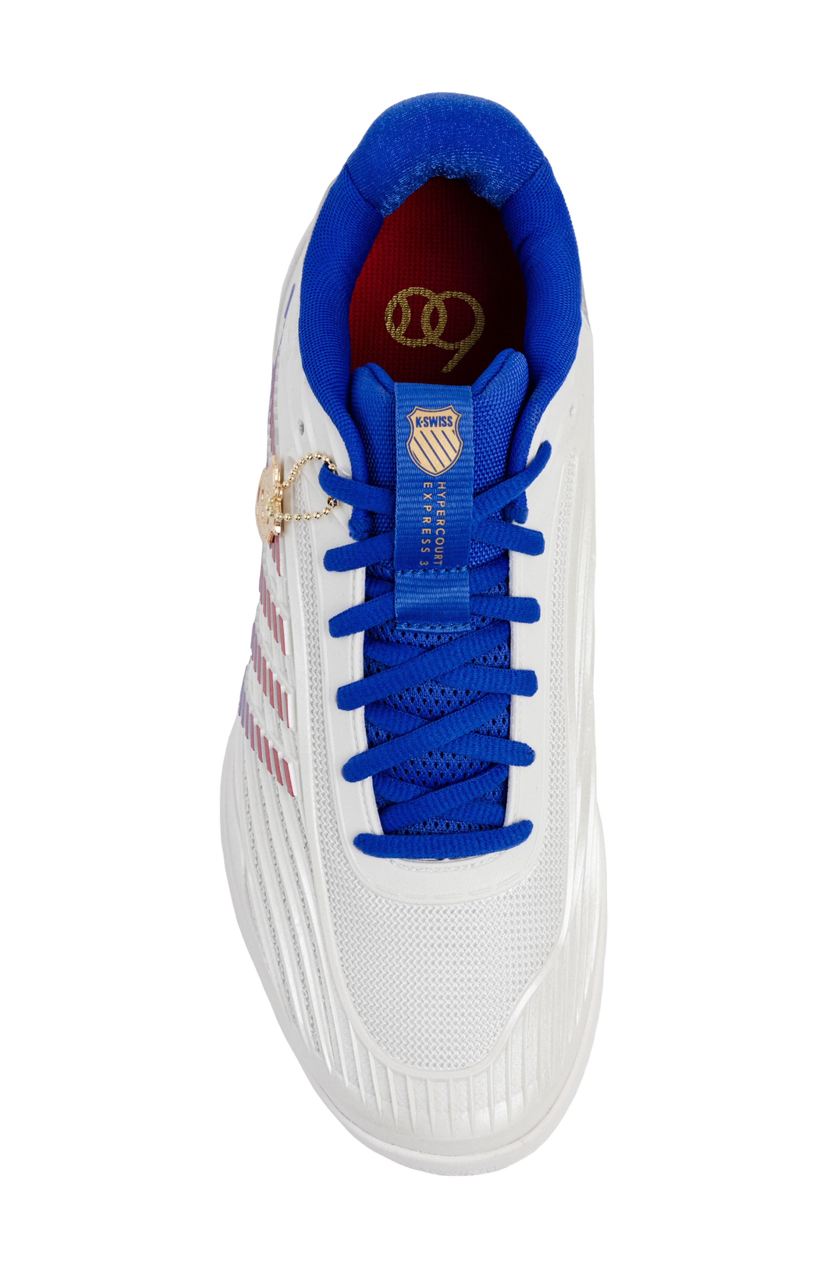 Hypercourt Express 3 Tennis Shoe, Alternate, color, WMBWT/DZBLU/SLV/MSRD