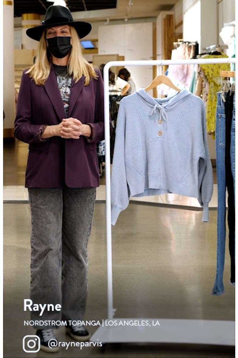 Ursina Hooded Blouson Sleeve Cotton Sweater video
