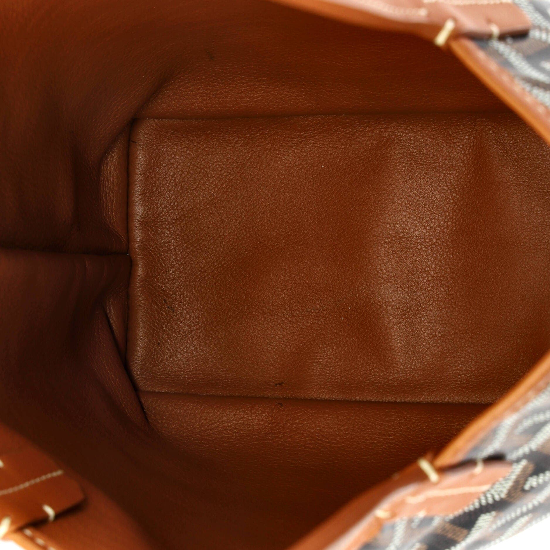 Pre-Owned Goyard Anjou Reversible Tote Coated Canvas Mini, Alternate, color, Brown