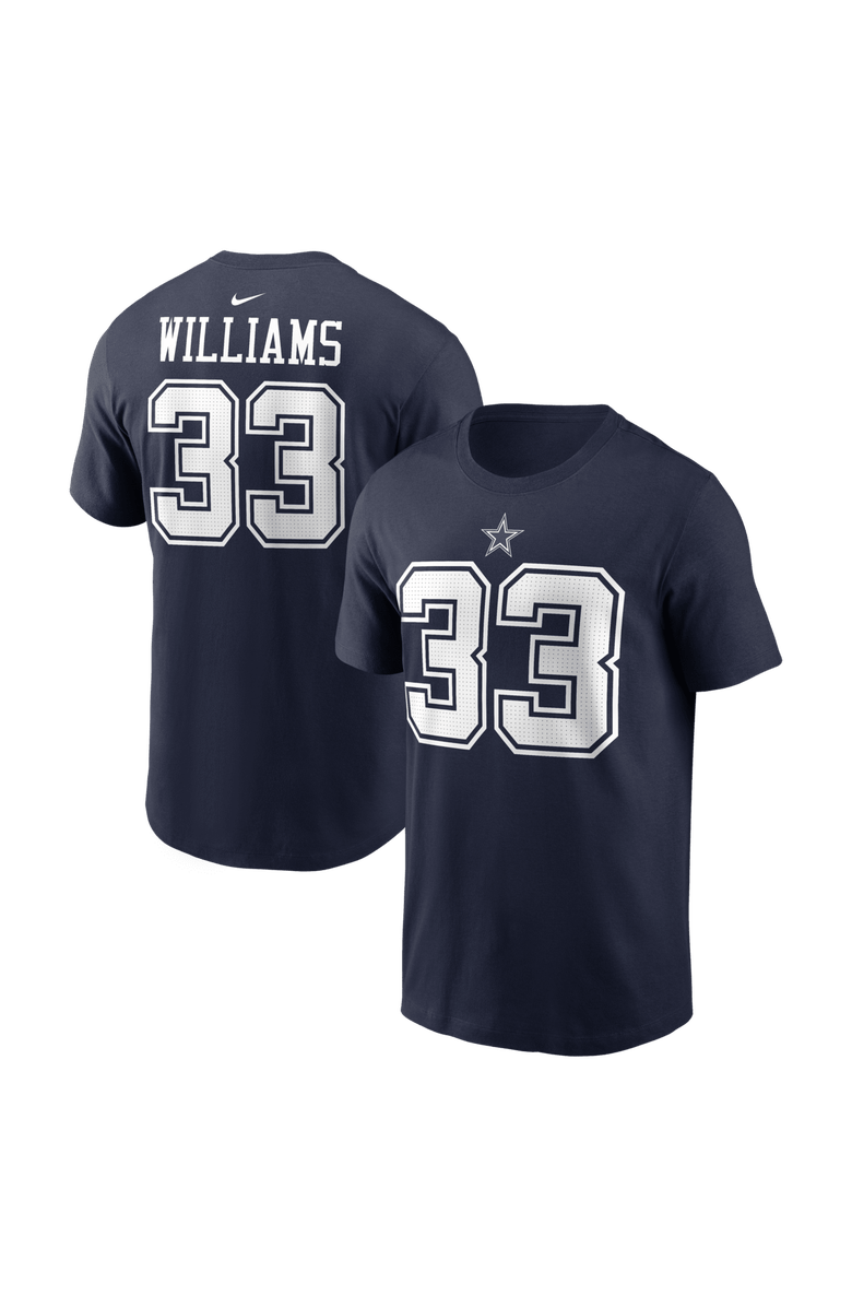 Nike Men's Nike Javonte Williams Navy Dallas Cowboys Name & Number T-Shirt, Main, color, Navy